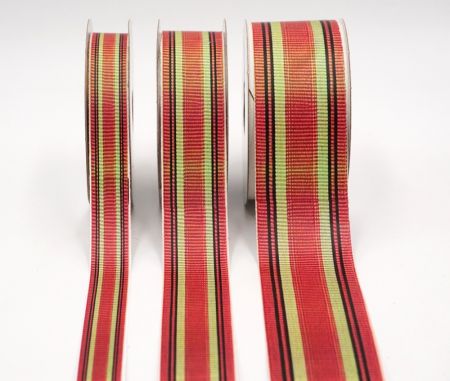 Оранжева, чорна та зелена смужка тканинної стрічки_AI